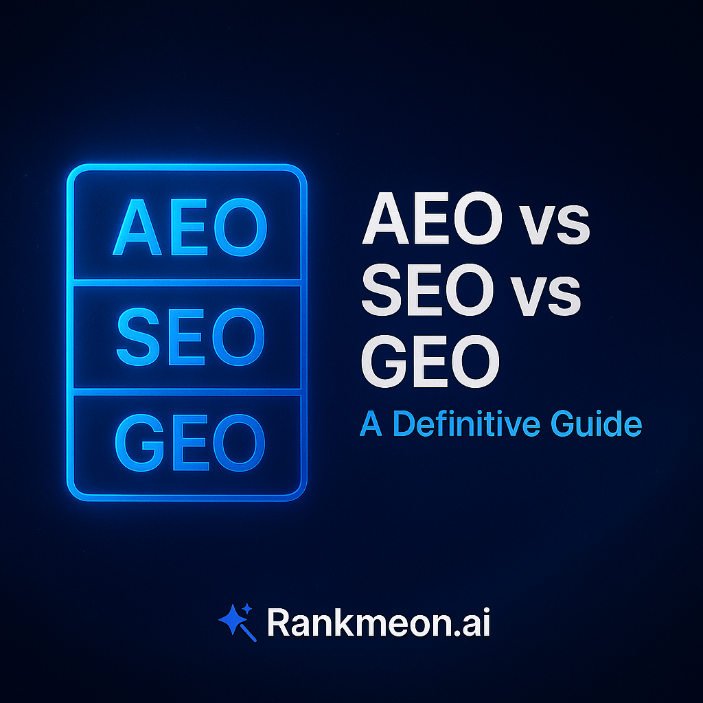 SEO vs AEO vs GEO: Decode the Search Revolution