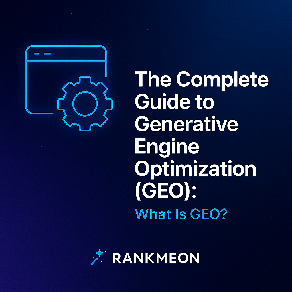 The Complete Guide to Generative Engine Optimization (GEO): What Is GEO?